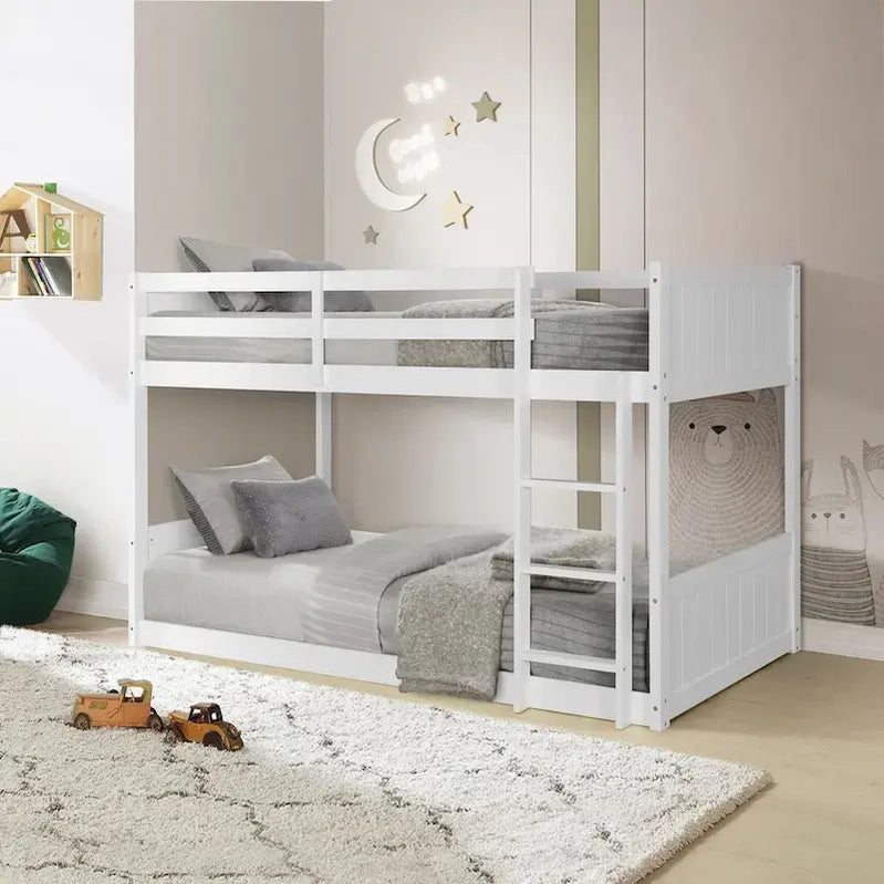 Delphia Low Profile Twin Over Twin Bunk Bed