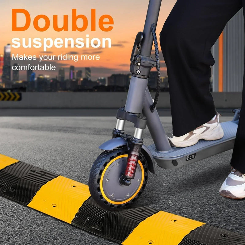Electric Scooter 350W/500W Powerful Motor 8.5 In./10 In. Solid Tires 19/22Mph 28/21/12 Miles Range