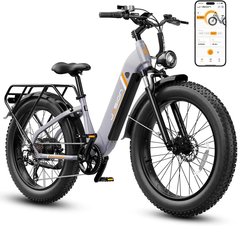 Thunder Electric Bike 1500W 30 Plus MPH 80Miles Range Fat Tire Hydraulic Disc Brakes