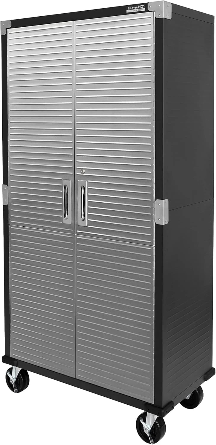 Seville Classics UltraHD Steel Storage Cabinet, 36 In.W x 18 In.D x 72 In.H
