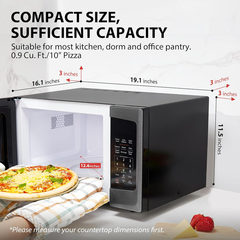 Toshiba 4-in-1 ML-EC42P, SS Countertop Microwave Oven, Smart Sensor, Convection, Air Fryer Combo, Mute Function