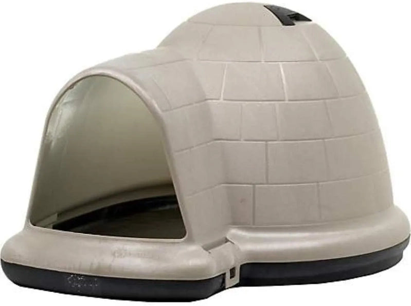 Petmate Indigo Dog House, Igloo Dog House, Made In USA With 90% Recycled Materials
