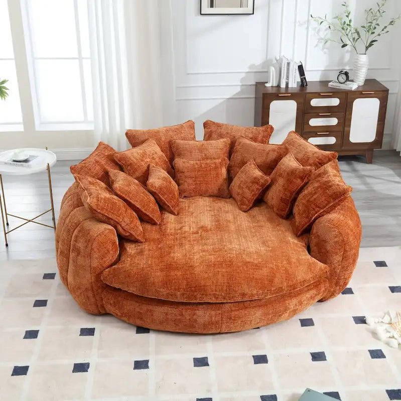 Comfortable Double Loaf Sofa Bed, Oversized Sofa Bed With Armrests