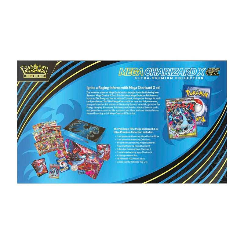 Pokmon Tcg, Mega Charizard x Ex Ultra-Premium Collection