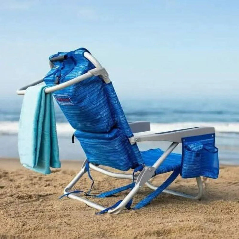 Tommy Bahama Backpack Beach Chairs-, 2 Pack Blue