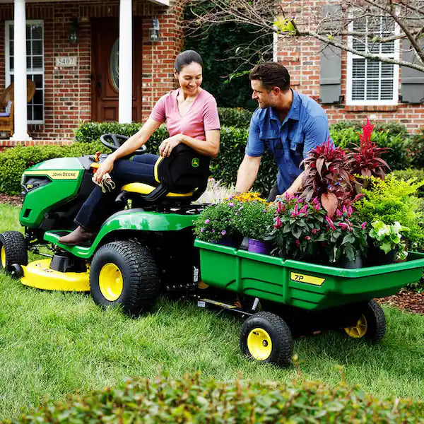 John Deere S100 42 In. Riding Lawn Mower, 17.5 HP Gas Hydrostatic Drive