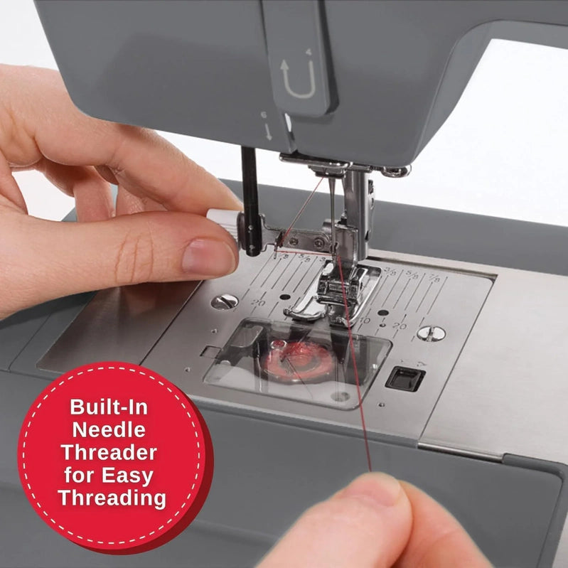 Singer Heavy Duty 4452 High Speed Sewing Machine With Accessory Kit, Strong Motor With Enhanced Piercing Power, 110 Stitch Applications