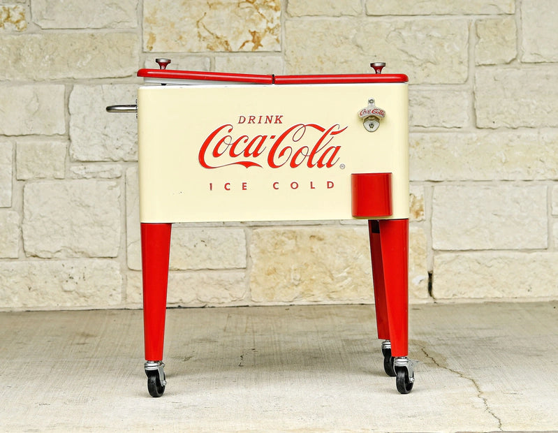 Leigh Country Licensed Coca-Cola Series Cp 98111 Metal 60 Qt. Outdoor Patio Cooler