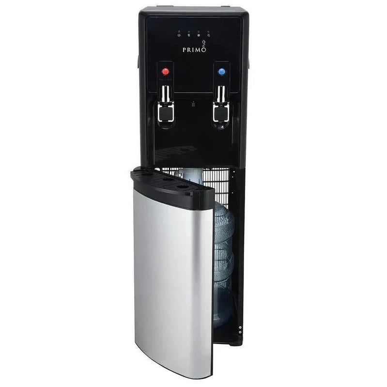 Primo Pro-Plus Bottom-Loading Water Dispenser For Hot And Cold Water, Black