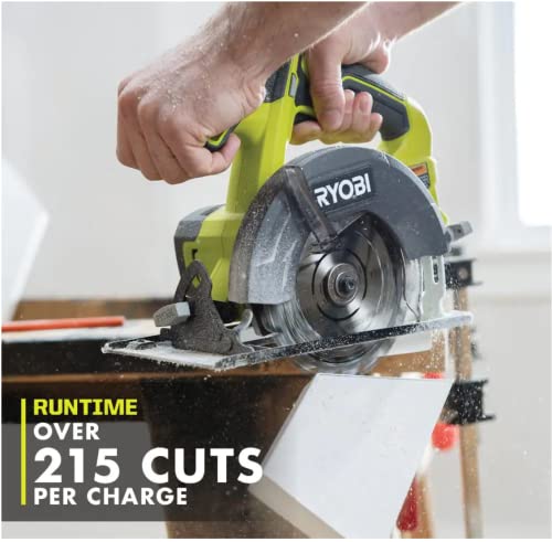Ryobi One Plus 18V Cordless 6-Tool Combo Kit With Drill, Impact Driver, Saw, Multi-Tool And LED Light