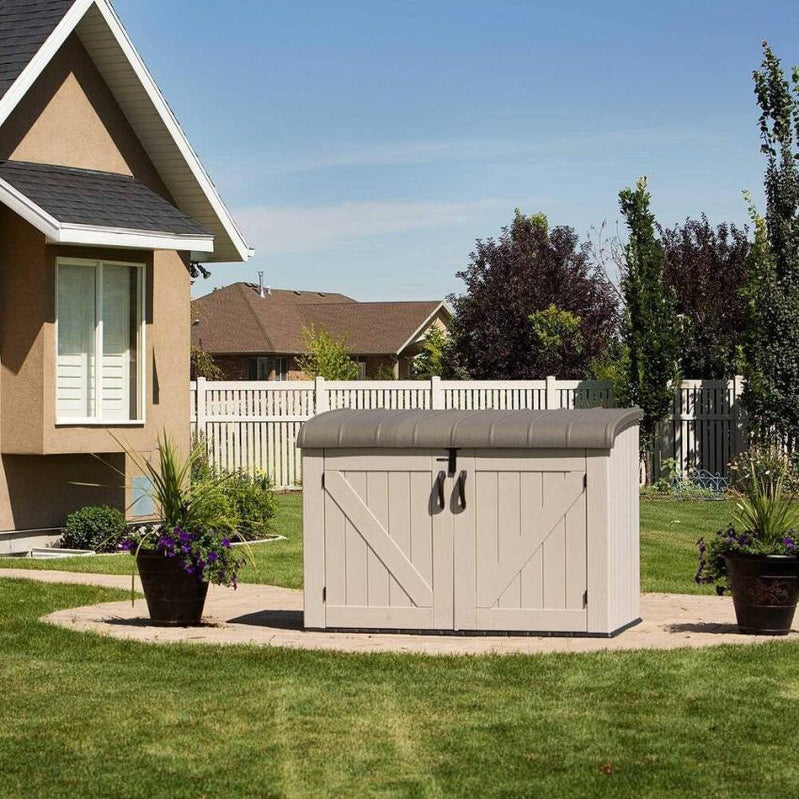 Lifetime Horizontal Storage Shed, 75 Cu. Ft