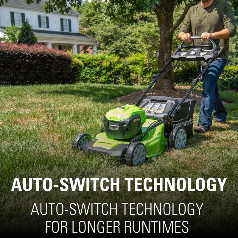 80V Battery-Powered Lawn Mower, 53 Cm, 21 In., Self-Propelled, Brushless, Greenworks