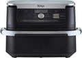 Ninja 10.4L Air Fryer With FlexDrawer And Dual Zone Technology, 7 Functions, Non-Stick, Black
