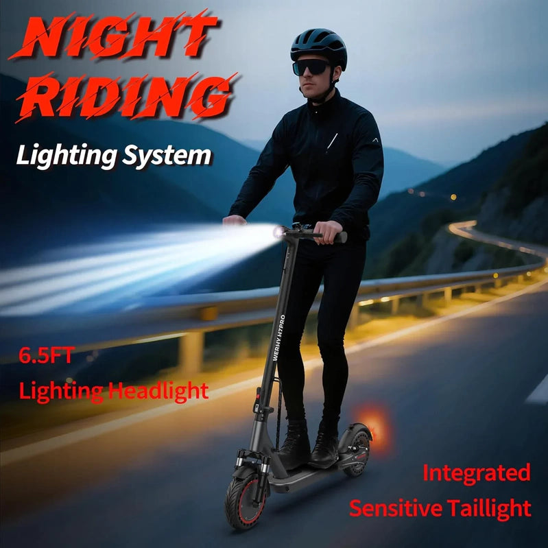 Electric Scooter 350W/500W Motor Top Speed 19/22 Mph Max 16/23/28Miles Ranges Foldable E Scooter