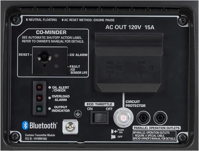 Honda 664240 EU2200i 2200 Watt Portable Inverter Generator With Co-Minder