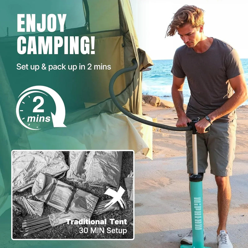 Truck Bed Tent 5.5 Ft.-8 Ft. Suitable For 2 Plus 1 People Family Inflatable Pickup Truck Tent