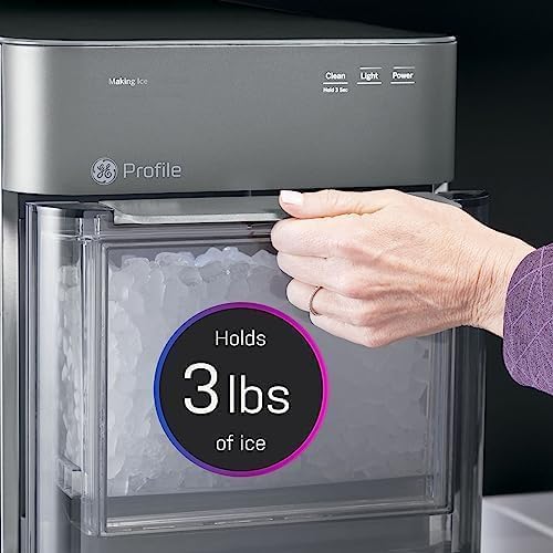 GE Profile Opal 2.0 XL With 1 Gallon Tank, Chewable Crunchable Countertop Nugget Ice Maker, Scoop Included, 38 Lbs In 24 Hours