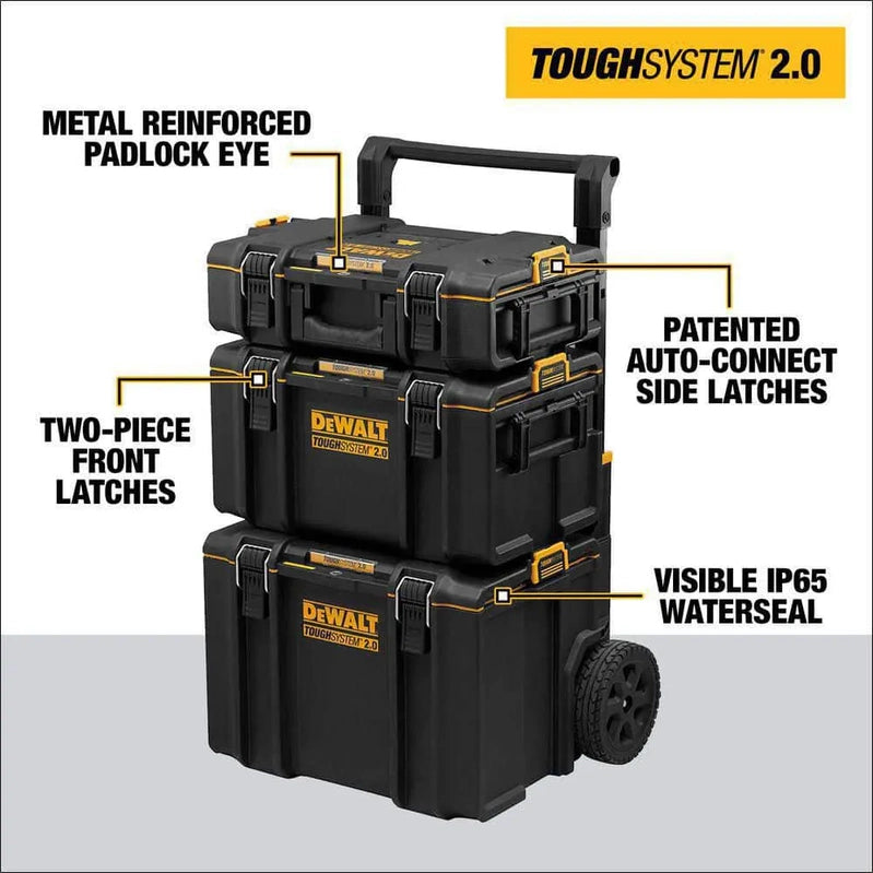 Toughsystem 2.0 24 In. Tower Tool Box System, 3 Piece Set DWST60437