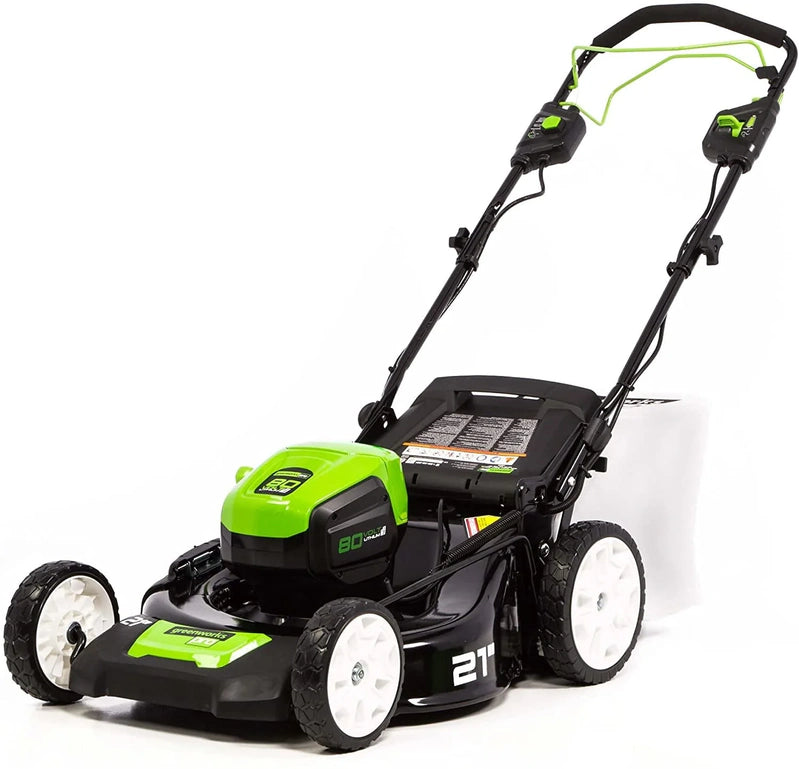 80V Battery-Powered Lawn Mower, 53 Cm, 21 In., Self-Propelled, Brushless, Greenworks