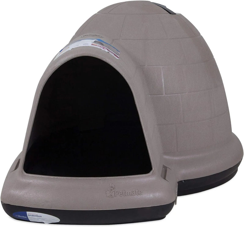 Petmate Indigo Dog House, Igloo Dog House, Made In USA With 90% Recycled Materials