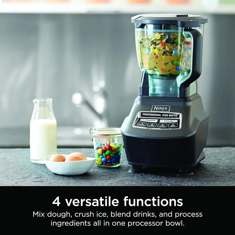 Ninja Mega Kitchen System 1500 Watt 72 Ounce Full Size Blender And 8 Cup Food Processor