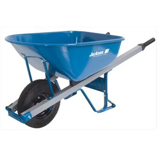 Steel Contractor Wheelbarrow With Steel Handles