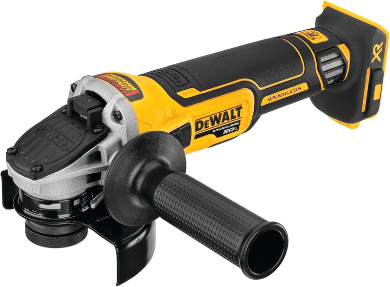 20V MAX XR Angle Grinder, Equipped With Spring Braking Device And Sliding Switch, 4-1/2 In., Just The Tool