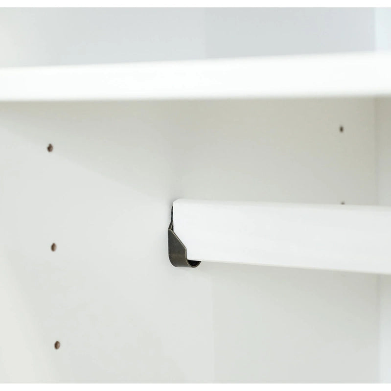 Palace Imports 100% Solid Wood Cosmo 3-Door Wardrobe Armoire With Solid Wood Or Mirrored Doors