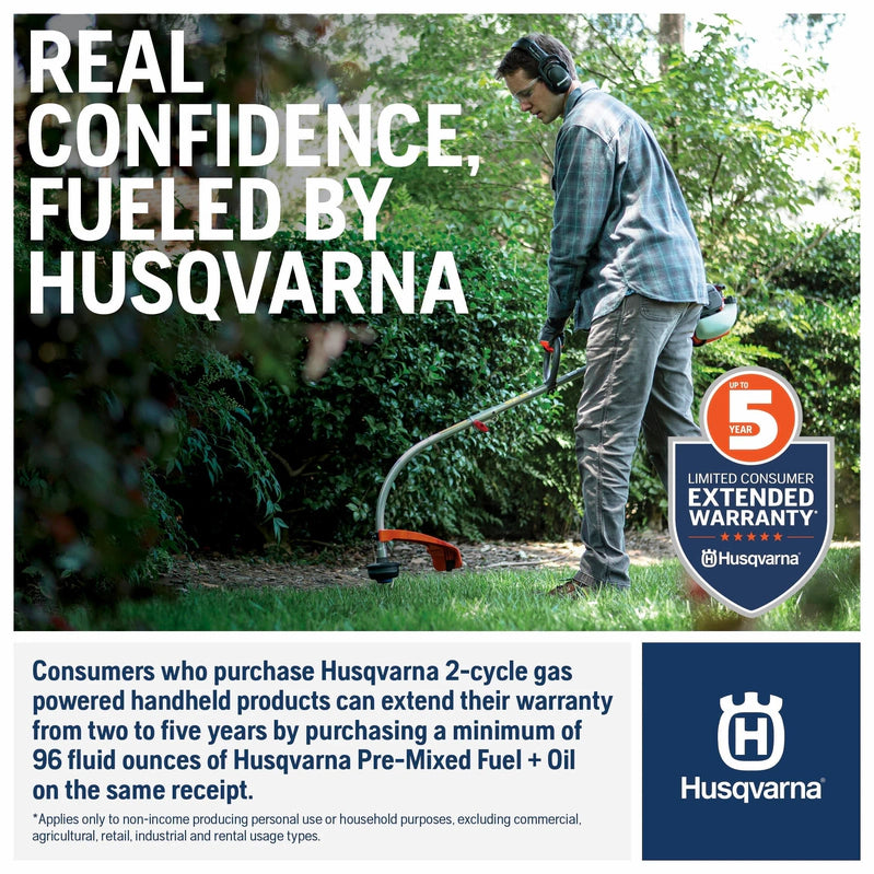 Husqvarna 970545001 330LK 28-cc 2-cycle 20-in Straight Shaft Gas String Trimmer With Attachment Capable And Edger Capable