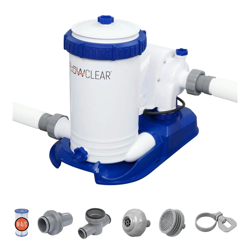Bestway 58392E Flowclear 2500 Gph Above Ground Swimming Pool Water Filter Pump