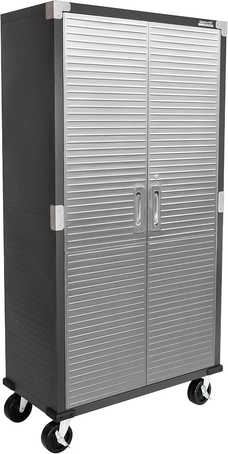 Seville Classics UltraHD Steel Storage Cabinet, 36 In.W x 18 In.D x 72 In.H
