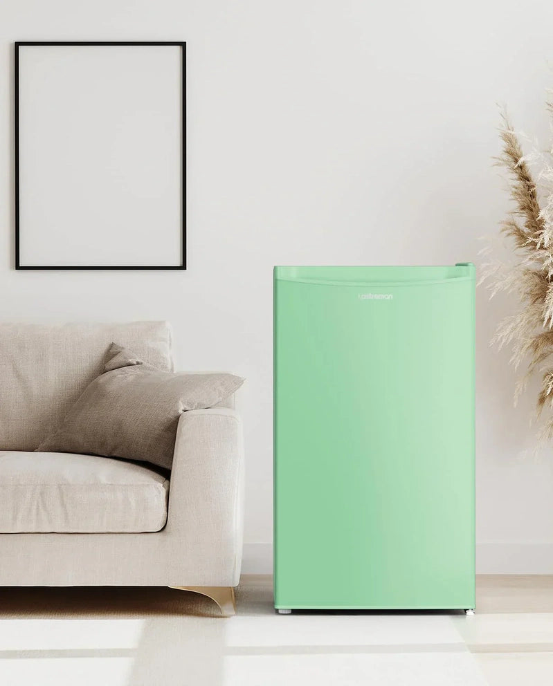 Upstreman 3.2 Cu. Ft. Mini Fridge Freezer Single Door Fridge Dorm Fridge Adjustable Thermostat