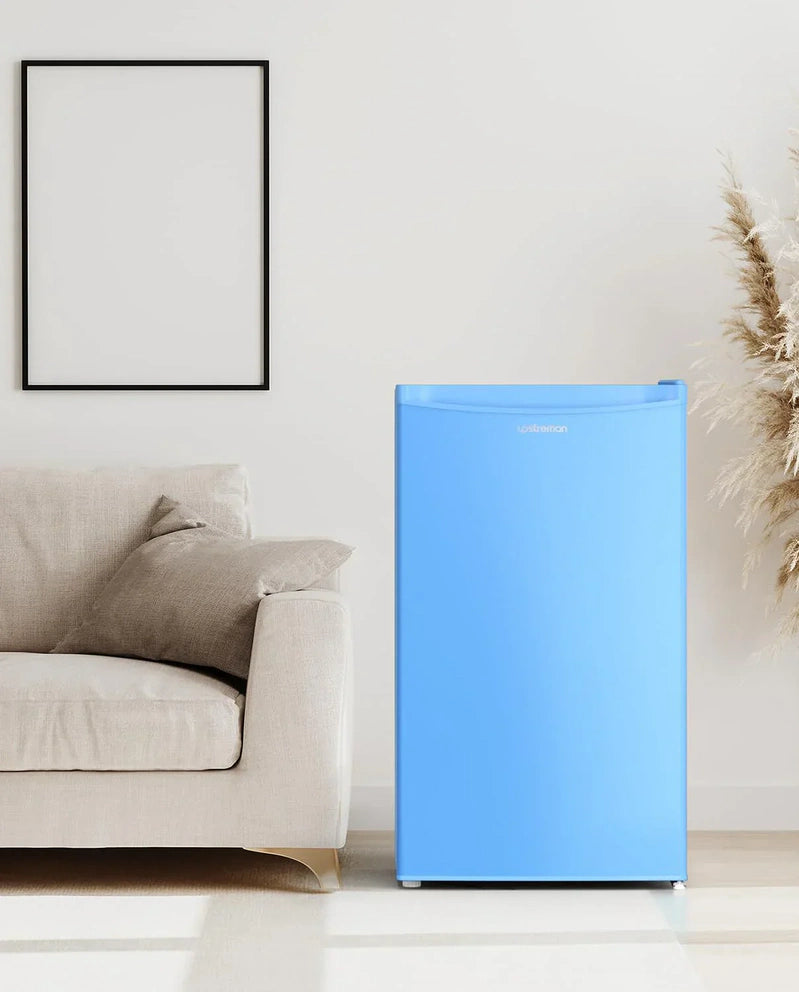 Upstreman 3.2 Cu. Ft. Mini Fridge Freezer Single Door Fridge Dorm Fridge Adjustable Thermostat
