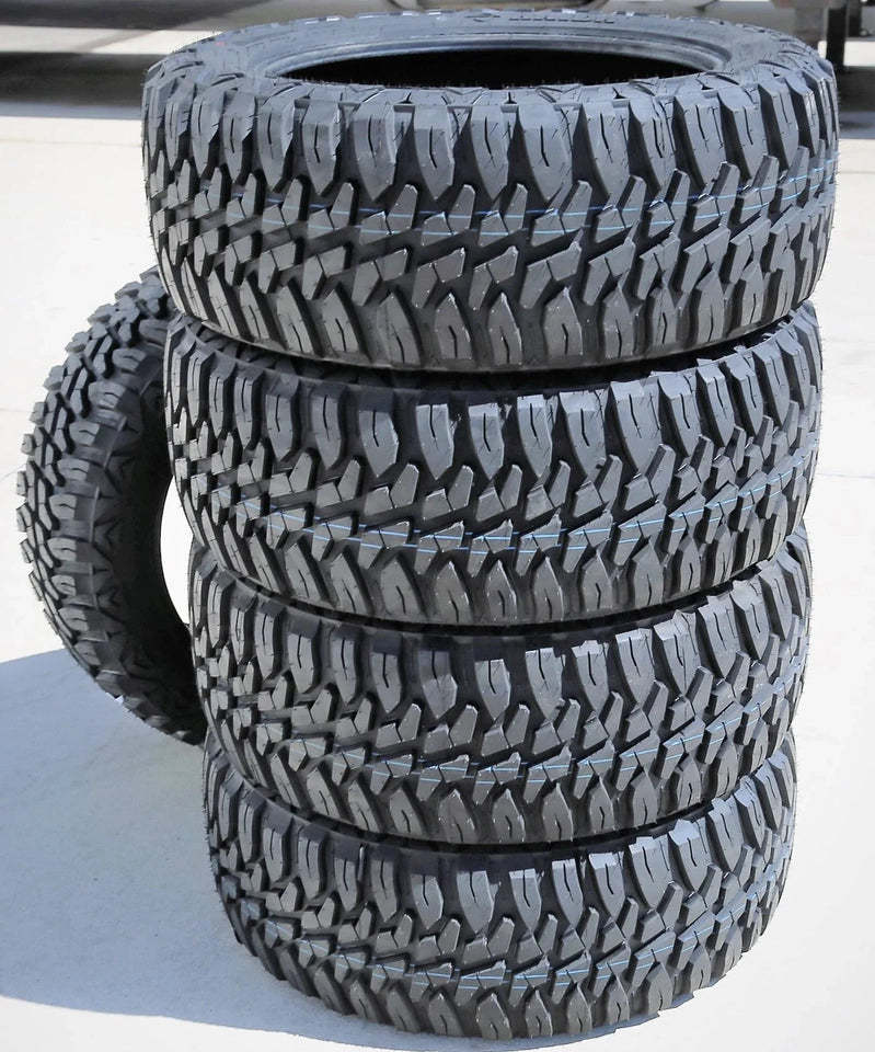 Set Of 4, Four 275/65R20 126/123Q E, 10 Ply M/T Mud Tires