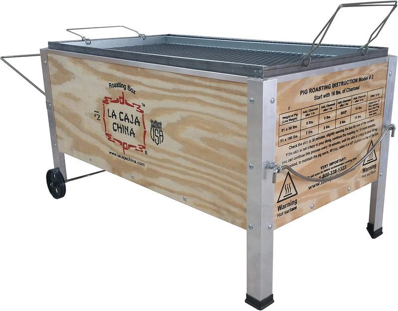 La Caja China Model No. 2 Pig Roaster, 100lb Capacity
