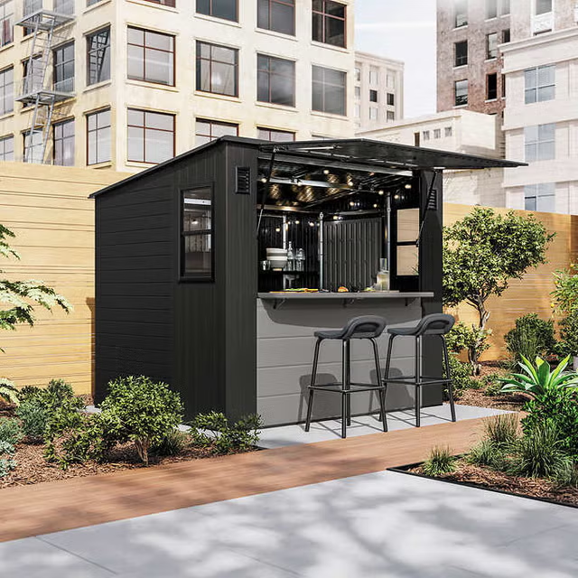 Suncast 8’x7 Ft. Cabana Entertainment Shed