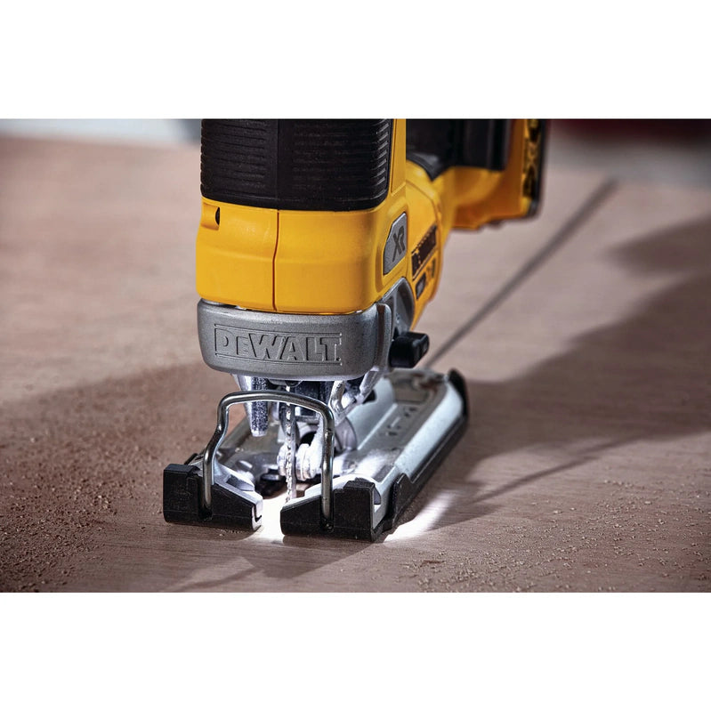 DEWALT 20V MAX XR Cordless Jig Saw DCS334B, 3,200 Blade Speed, Brushless Motor, LED Light, Bare Tool Only