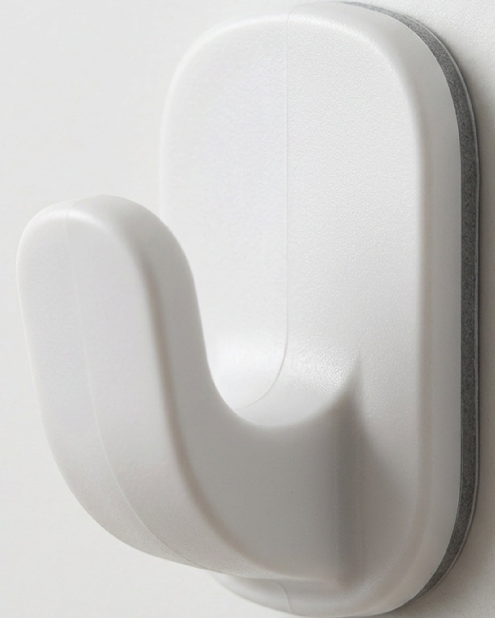 Vjpxm Adhesive Wall Hooks Matte White 8 Pack